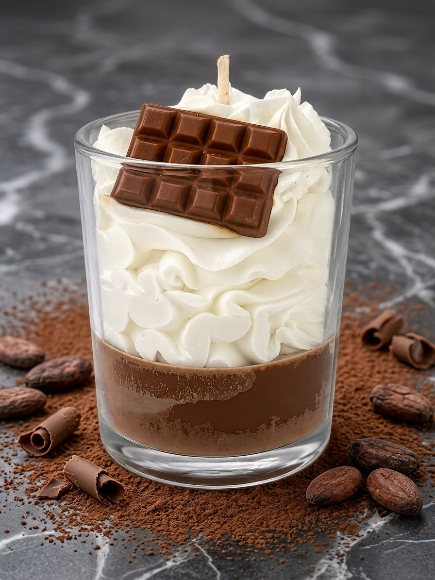 Bougie Poudre de cacao L'odeur scintillante