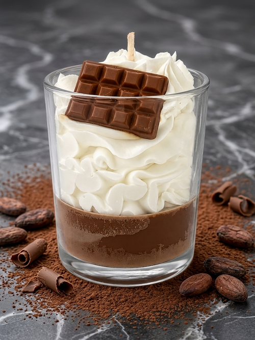 Bougie Poudre de cacao L'odeur scintillante